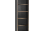 ΒΙΒΛΙΟΘΗΚΗ MAX MEGAPAP ΧΡΩΜΑ ΑΝΘΡΑΚΙ 64X26X182ΕΚ.