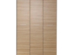 ΝΤΟΥΛΑΠΑ ΡΟΥΧΩΝ LONDON MEGAPAP ΤΡΙΦΥΛΛΗ ΧΡΩΜΑ OAK - ΛΕΥΚΟ 120X52X202ΕΚ.