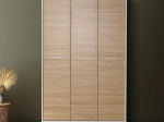 ΝΤΟΥΛΑΠΑ ΡΟΥΧΩΝ LONDON MEGAPAP ΤΡΙΦΥΛΛΗ ΧΡΩΜΑ OAK - ΛΕΥΚΟ 120X52X202ΕΚ.