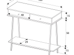 ΚΟΝΣΟΛΑ ELITE MEGAPAP ΧΡΩΜΑ ΛΕΥΚΟ ΤΟΥ ΠΑΓΟΥ 100X40X88ΕΚ.