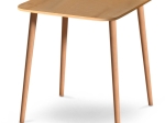 ΤΡΑΠΕΖΙ KARE MEGAPAP ΑΠΟ ΜΕΛΑΜΙΝΗ ΧΡΩΜΑ OAK 90X90X72ΕΚ.