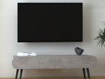 ΕΠΙΠΛΟ ΤΗΛΕΟΡΑΣΗΣ LOTUS MEGAPAP ΧΡΩΜΑ ΓΚΡΙ ΡΕΤΡΟ 120X30X40ΕΚ.