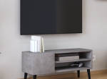 ΕΠΙΠΛΟ ΤΗΛΕΟΡΑΣΗΣ PORTO MEGAPAP ΧΡΩΜΑ ΓΚΡΙ ΡΕΤΡΟ 90X32X42ΕΚ.
