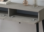 ΚΟΝΣΟΛΑ ALIS MEGAPAP ΧΡΩΜΑ ΓΚΡΙ ΡΕΤΡΟ 110X29X88ΕΚ.