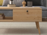 ΤΡΑΠΕΖΑΚΙ ΣΑΛΟΝΙΟΥ NAPOLI MEGAPAP ΧΡΩΜΑ OAK 90X50X44ΕΚ.