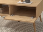 ΤΡΑΠΕΖΑΚΙ ΣΑΛΟΝΙΟΥ NAPOLI MEGAPAP ΧΡΩΜΑ OAK 90X50X44ΕΚ.