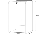 ΕΠΙΠΛΟ ΠΛΥΝΤΗΡΙΟΥ TOREN MEGAPAP ΧΡΩΜΑ ΛΕΥΚΟ 65X60X100ΕΚ.