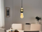 ΦΩΤΙΣΤΙΚΟ ΟΡΟΦΗΣ RUSTIC MEGAPAP E27 ΜΕΤΑΛΛΙΚΟ ΜΟΝΟΦΩΤΟ ΧΡΩΜΑ RETRO ANTIQUE 100-120ΕΚ.