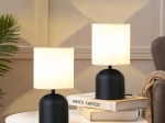 ΦΩΤΙΣΤΙΚΟ ΕΠΙΤΡΑΠΕΖΙΟ NEHORA MEGAPAP E27 ΜΕΤΑΛΛΙΚΟ - ΥΦΑΣΜΑ PVC ΧΡΩΜΑ ΜΑΥΡΟ - ΚΡΕΜ Ø15X30ΕΚ.