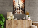 ΠΙΝΑΚΑΣ ΣΕ ΚΑΜΒΑ "AUTUMN IN PARIS" MEGAPAP ΨΗΦΙΑΚΗΣ ΕΚΤΥΠΩΣΗΣ 70X100X3ΕΚ.