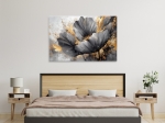 ΠΙΝΑΚΑΣ ΣΕ ΚΑΜΒΑ "FLOWERS WHISPERING IN THE NIGHT" MEGAPAP ΨΗΦΙΑΚΗΣ ΕΚΤΥΠΩΣΗΣ 140X100X3ΕΚ.