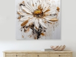 ΠΙΝΑΚΑΣ ΣΕ ΚΑΜΒΑ "DAISY" MEGAPAP ΨΗΦΙΑΚΗΣ ΕΚΤΥΠΩΣΗΣ 80X80X3ΕΚ.