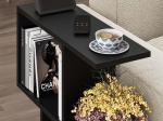 ΒΟΗΘΗΤΙΚΟ ΤΡΑΠΕΖΑΚΙ HOMEMANIA MEGAPAP ΧΡΩΜΑ ΜΑΥΡΟ 60X20X60ΕΚ.