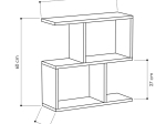 ΒΟΗΘΗΤΙΚΟ ΤΡΑΠΕΖΑΚΙ HOMEMANIA MEGAPAP ΧΡΩΜΑ ΜΑΥΡΟ 60X20X60ΕΚ.