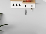ΚΡΕΜΑΣΤΡΑ ΤΟΙΧΟΥ HARMON MEGAPAP ΧΡΩΜΑ SAPPHIRE OAK - ΛΕΥΚΟ 65X15X31ΕΚ.