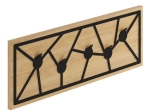 ΚΡΕΜΑΣΤΡΑ ΤΟΙΧΟΥ TRACE MEGAPAP ΧΡΩΜΑ SAPPHIRE OAK 74,6X1,8X26,6ΕΚ.