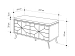 ΠΑΠΟΥΤΣΟΘΗΚΗ DUNE MEGAPAP ΧΡΩΜΑ ΑΝΟΙΧΤΟ ΚΑΡΥΔΙ 107X35X55ΕΚ.