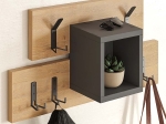 ΚΡΕΜΑΣΤΡΑ ΤΟΙΧΟΥ LUMINA MEGAPAP ΧΡΩΜΑ SAPPHIRE OAK - ΑΝΘΡΑΚΙ 68X14,8X32ΕΚ.