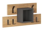 ΚΡΕΜΑΣΤΡΑ ΤΟΙΧΟΥ LUMINA MEGAPAP ΧΡΩΜΑ SAPPHIRE OAK - ΑΝΘΡΑΚΙ 68X14,8X32ΕΚ.