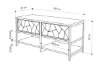 ΠΑΠΟΥΤΣΟΘΗΚΗ INOLA MEGAPAP ΧΡΩΜΑ SAPPHIRE OAK 105X37X47ΕΚ.