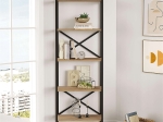 ΒΙΒΛΙΟΘΗΚΗ DUSAN MEGAPAP ΧΡΩΜΑ SEPET OAK 58X30X175ΕΚ.