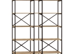 ΒΙΒΛΙΟΘΗΚΗ DUSAN MEGAPAP ΧΡΩΜΑ SEPET OAK 143,5X30X175ΕΚ.