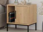 ΚΟΜΟΔΙΝΟ GLYNN MEGAPAP ΧΡΩΜΑ SAPHHIRE OAK 45X35X50ΕΚ.