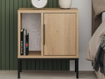 ΚΟΜΟΔΙΝΟ GLYNN MEGAPAP ΧΡΩΜΑ SAPHHIRE OAK 45X35X50ΕΚ.