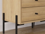 ΚΟΜΟΔΙΝΟ MALTA MEGAPAP ΧΡΩΜΑ SAPHHIRE OAK 49X35X52ΕΚ.
