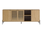 ΜΠΟΥΦΕΣ NAIVE MEGAPAP ΧΡΩΜΑ SAPPHIRE OAK 204X40X80ΕΚ.