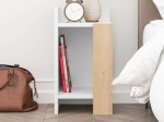 ΚΟΜΟΔΙΝΟ ELOS MEGAPAP ΧΡΩΜΑ ΛΕΥΚΟ - SAPHHIRE OAK 30X31,7X55ΕΚ.