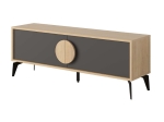 ΕΠΙΠΛΟ ΤΗΛΕΟΡΑΣΗΣ GORA MEGAPAP ΧΡΩΜΑ SAPPHIRE OAK - SILKY BLACK 140X35,6X51ΕΚ.