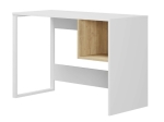 ΓΡΑΦΕΙΟ ΕΡΓΑΣΙΑΣ CUBO MEGAPAP ΧΡΩΜΑ ΛΕΥΚΟ - SAPPHIRE OAK 110X50X75ΕΚ.