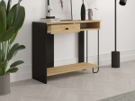 ΚΟΝΣΟΛΑ SIRIUS MEGAPAP ΧΡΩΜΑ SAPPHIRE OAK - SILKY BLACK 100X35X79ΕΚ.