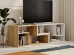 ΕΠΙΠΛΟ ΤΗΛΕΟΡΑΣΗΣ GLIS MEGAPAP ΠΟΛΥΜΟΡΦΙΚΟ ΧΡΩΜΑ SAPPHIRE OAK - ΛΕΥΚΟ 145X35X44,8ΕΚ.