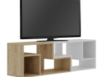 ΕΠΙΠΛΟ ΤΗΛΕΟΡΑΣΗΣ GLIS MEGAPAP ΠΟΛΥΜΟΡΦΙΚΟ ΧΡΩΜΑ SAPPHIRE OAK - ΛΕΥΚΟ 145X35X44,8ΕΚ.