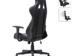 ΚΑΡΕΚΛΑ ΓΡΑΦΕΙΟΥ GAMING ALONSO MEGAPAP ΑΠΟ ΤΕΧΝΟΔΕΡΜΑ ΧΡΩΜΑ ΜΑΥΡΟ 67X70X125/135 ΕΚ.