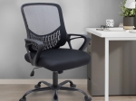 ΚΑΡΕΚΛΑ ΓΡΑΦΕΙΟΥ FREDA MEGAPAP ΜΕ ΥΦΑΣΜΑ MESH ΧΡΩΜΑ ΜΑΥΡΟ 65X65X90/100ΕΚ.