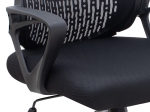 ΚΑΡΕΚΛΑ ΓΡΑΦΕΙΟΥ FREDA MEGAPAP ΜΕ ΥΦΑΣΜΑ MESH ΧΡΩΜΑ ΜΑΥΡΟ 65X65X90/100ΕΚ.