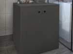 ΕΠΙΠΛΟ ΠΛΥΝΤΗΡΙΟΥ GRAY MEGAPAP ΧΡΩΜΑ ΑΝΘΡΑΚΙ 70X66X90ΕΚ.