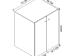 ΕΠΙΠΛΟ ΠΛΥΝΤΗΡΙΟΥ GRAY MEGAPAP ΧΡΩΜΑ ΑΝΘΡΑΚΙ 70X66X90ΕΚ.