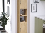 ΝΤΟΥΛΑΠΙ ΚΟΥΖΙΝΑΣ - ΜΠΑΝΙΟΥ HOBBES MEGAPAP ΧΡΩΜΑ SAPPHIRE OAK 35X30X182,3ΕΚ.
