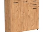 ΠΑΠΟΥΤΣΟΘΗΚΗ - ΝΤΟΥΛΑΠΙ POLLY MEGAPAP ΧΡΩΜΑ PINE OAK 108X35X108ΕΚ.