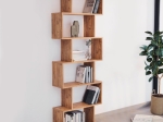 ΒΙΒΛΙΟΘΗΚΗ ZIGZAG MEGAPAP ΧΡΩΜΑ PINE OAK 70X24X192,6ΕΚ.