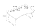 ΤΡΑΠΕΖΑΚΙ LAPTOP SEDON MEGAPAP ΧΡΩΜΑ PINE OAK 59,2X39,2X26,2ΕΚ.