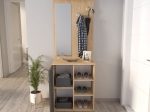 ΕΠΙΠΛΟ ΕΙΣΟΔΟΥ NORVA MEGAPAP ΧΡΩΜΑ SAPPHIRE OAK - ΑΝΘΡΑΚΙ 67,8X36,3X200,6ΕΚ.