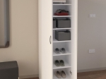 ΠΑΠΟΥΤΣΟΘΗΚΗ RENSO MEGAPAP ΔΙΦΥΛΛΗ ΧΡΩΜΑ ΛΕΥΚΟ 59,8X37,8X178,5ΕΚ.