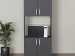 ΝΤΟΥΛΑΠΑ ΚΟΥΖΙΝΑΣ ARMADO MEGAPAP ΧΡΩΜΑ ΑΝΘΡΑΚΙ 60X32X140ΕΚ.