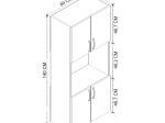ΝΤΟΥΛΑΠΑ ΚΟΥΖΙΝΑΣ ARMADO MEGAPAP ΧΡΩΜΑ ΑΝΘΡΑΚΙ 60X32X140ΕΚ.