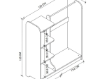 ΕΠΙΠΛΟ ΕΙΣΟΔΟΥ ROZESME MEGAPAP ΧΡΩΜΑ ΛΕΥΚΟ 120X40X135ΕΚ.